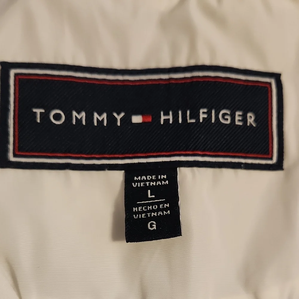 Tommy Hilfiger White Wind Breaker Utility Jacket - Picture 2 of 14